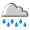 Sprinkles early. More clouds than sun. Chilly.